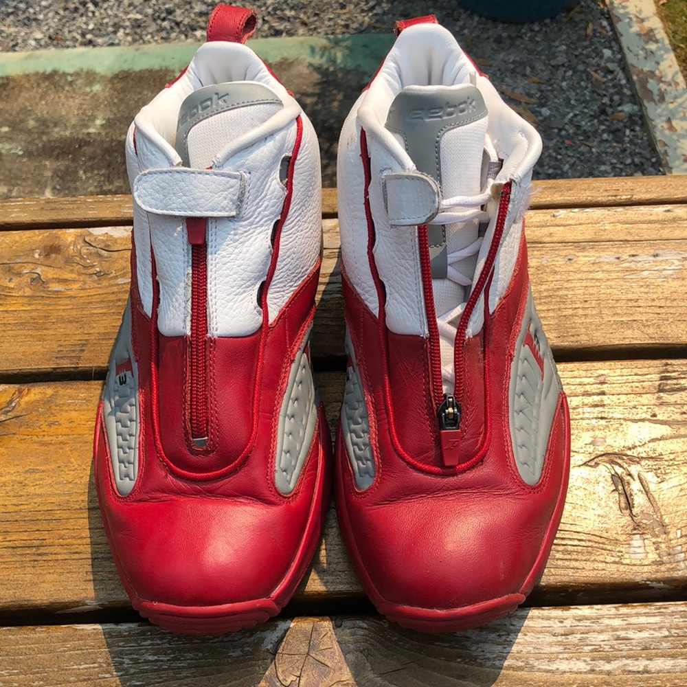 Reebok the answer IV(OG) maroon and white colorway